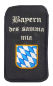 Lederhandytasche - Bayern, des samma mia - schwarz