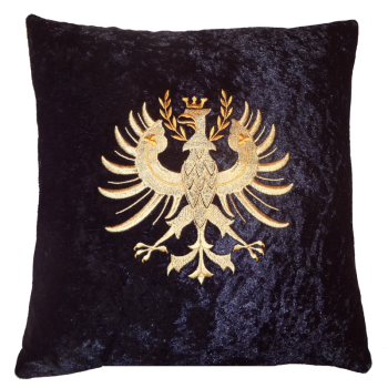 Kissen - Tiroler Adler - gold - schwarz