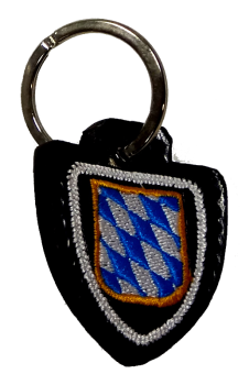 Schlüsselanhänger - Bayern - schwarz