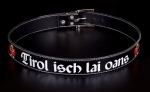 Ledergürtel "Tirol isch lai oans"